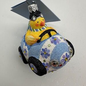 2005 Patricia Breen Peep Mobile Blue 2.95" Ornament Neiman Marcus Exclusive